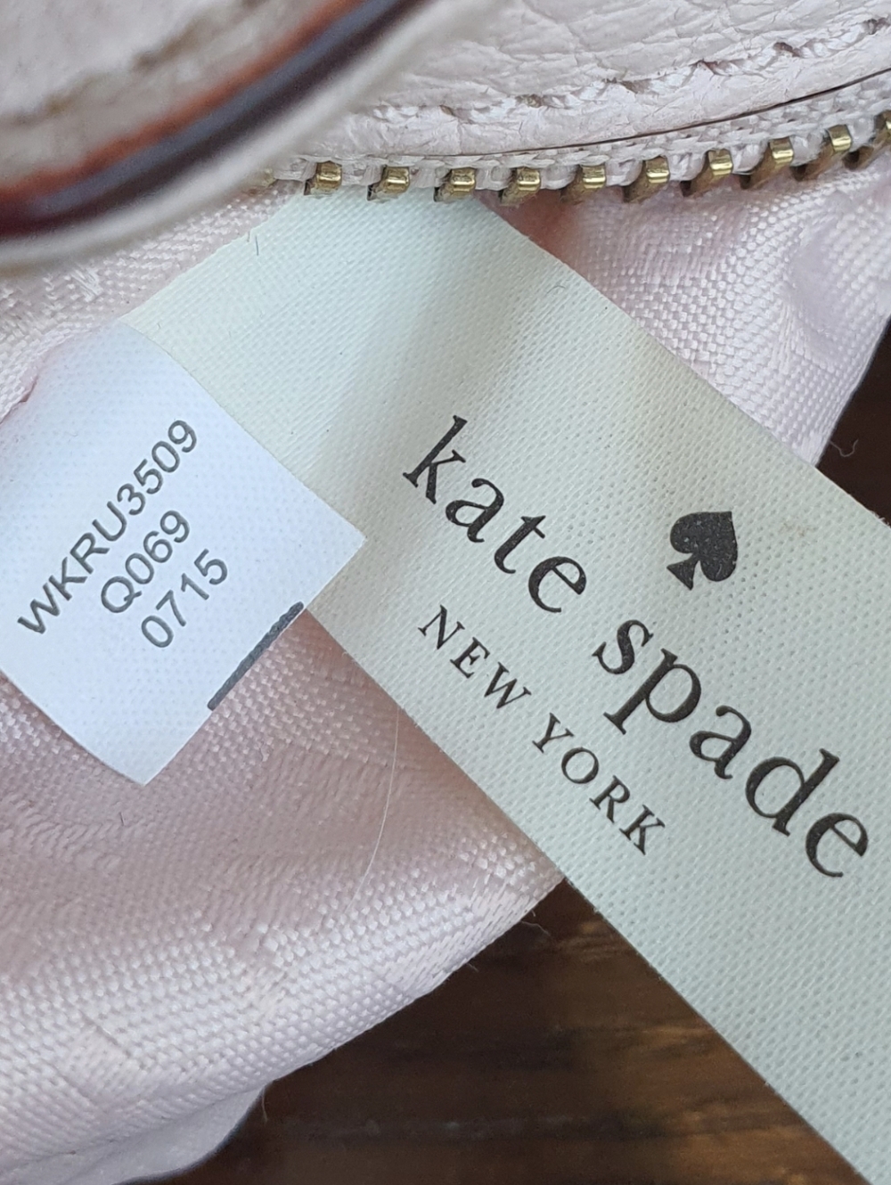 Kate Spade Grey St Mini Dominique Satchel Magnolia Pink Pebble Leather Crossbody - Picture 2 of 13